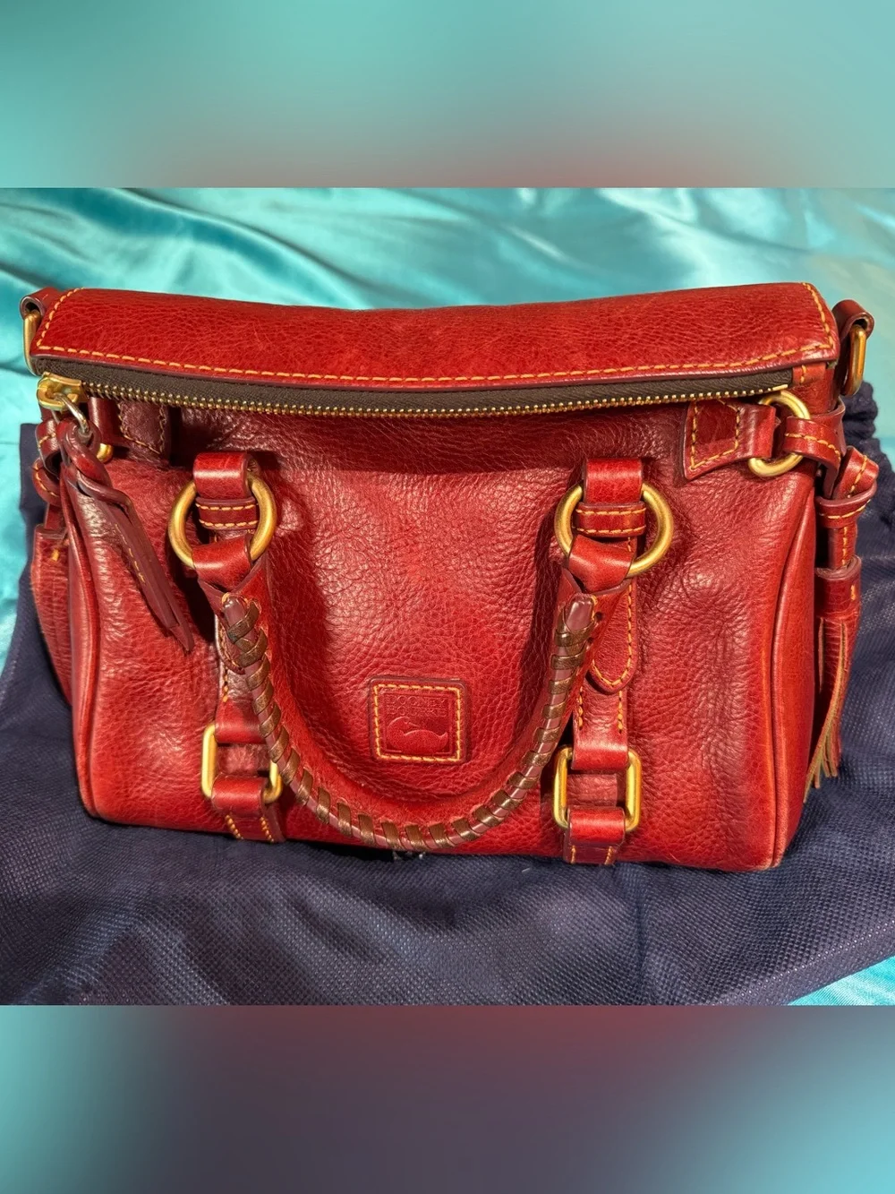 Dooney & Bourke Florentine Mini Satchel and Continental Clutch